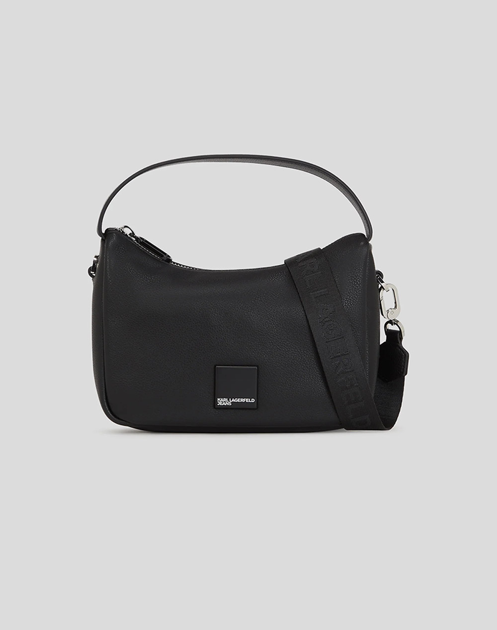 KARL LAGERFELD JEANS KLJ BOX LOGO SOFT MINI HOBO (Размери: 24 x 16 x 8.5см)