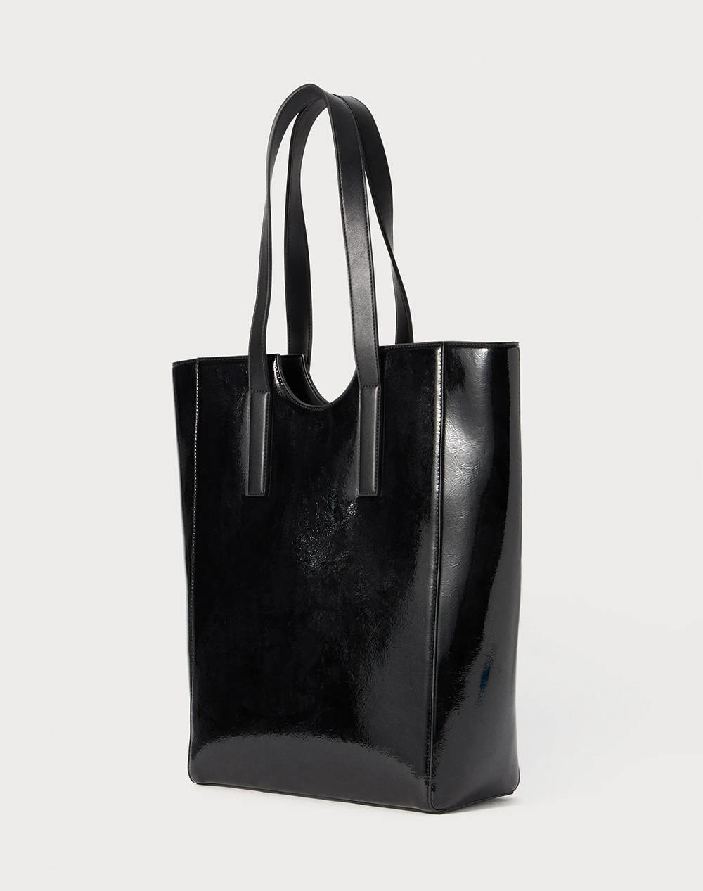 KARL LAGERFELD JEANS KLJ METAL LOGO TOTE SHINY (Размери: 29.5 x 41 x 13см.)