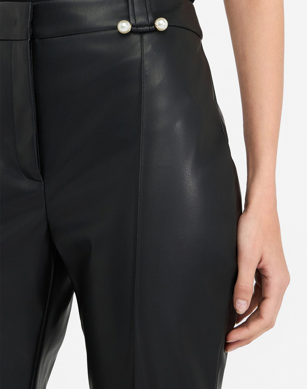 LIU JO BLACK_CF5C25_PANT. FIT&FLARE ДАМСКИ ПАНТАЛОНИ