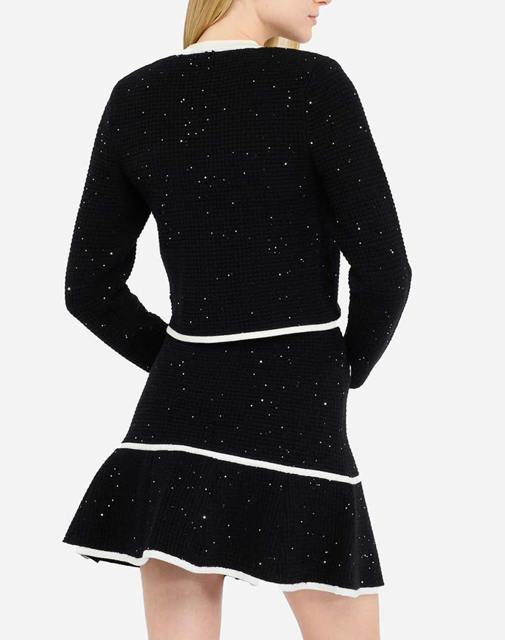 LIU JO BLACK_CF5M16_ECS GIACCA IN MAGLIA M/L ДАМСКО САКО