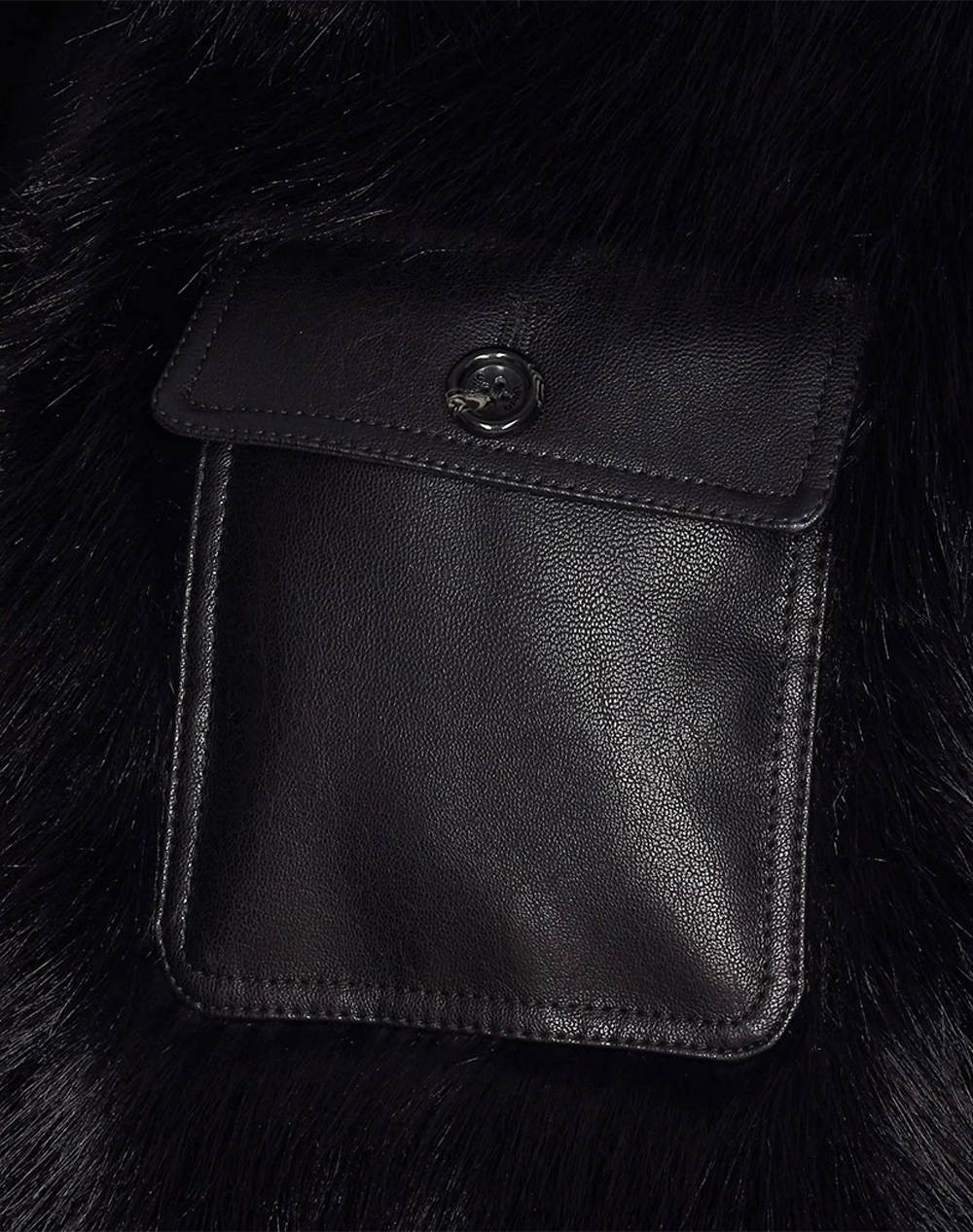 LIU JO BLACK_CF5C21_BLOUSON C/ DETTAGLIO WOMENS JACKET