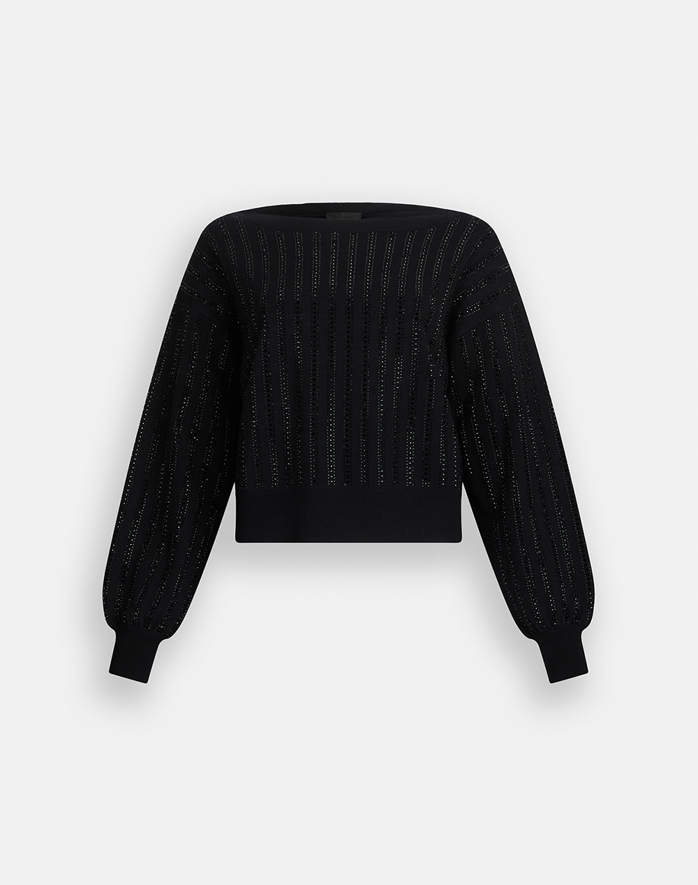 LIU JO BLACK_CF5M12_MAGLIA CHIUSA M/L ДАМСКА БЛУЗА