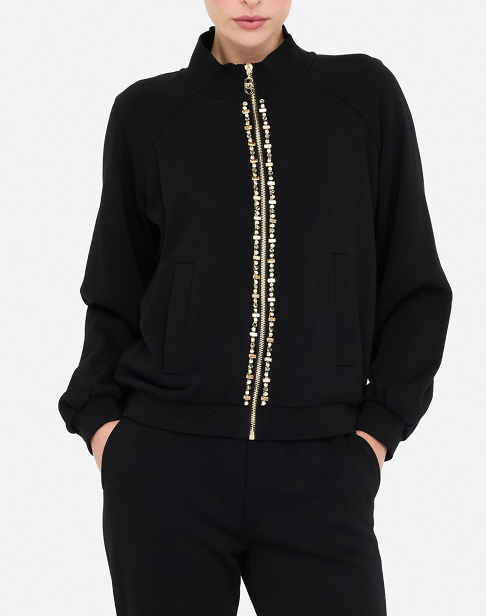 LIU JO SPORT_TF5F12_ECS FELPA APERTA WOMENS JACKET