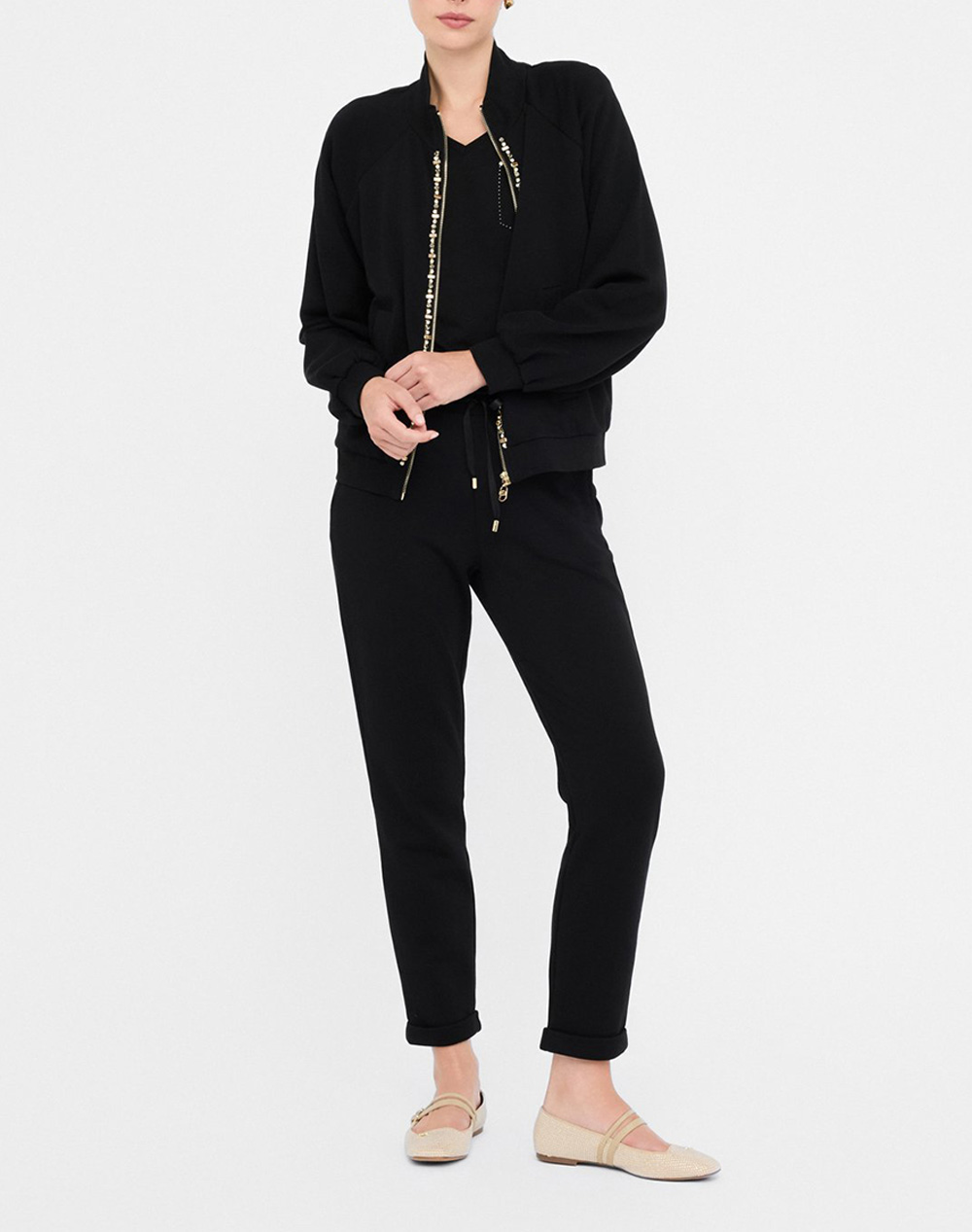 LIU JO SPORT_TF5F12_ECS FELPA APERTA WOMENS JACKET