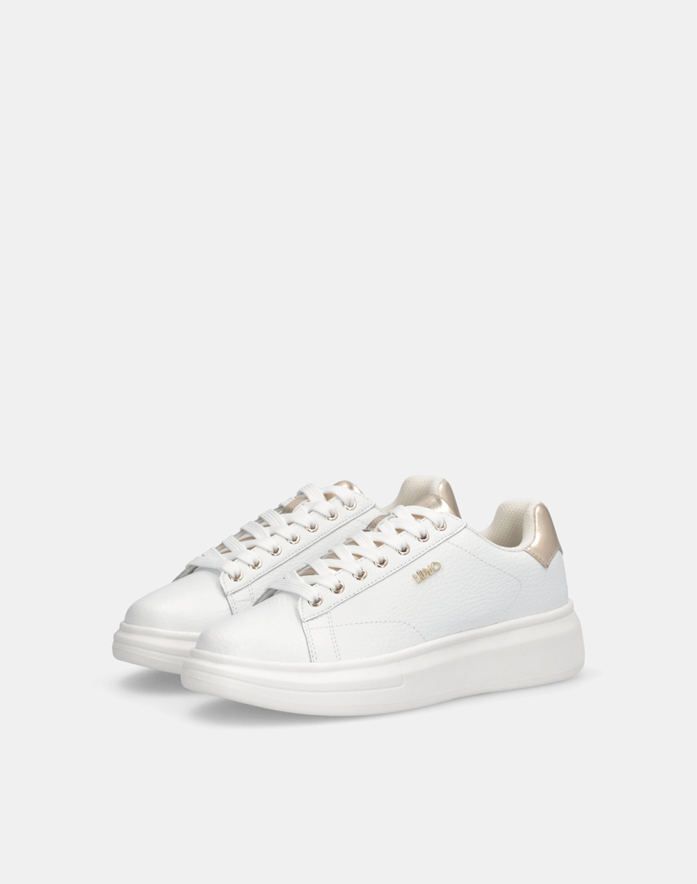 LIU JO SPORT BABOL 01 - SNEAKER TUMBLED LEATHER WOMENS SHOE