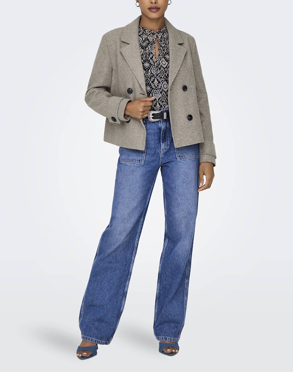 ONLY ONLFREJA LIFE SHORT DB JACKET OTW NOOS