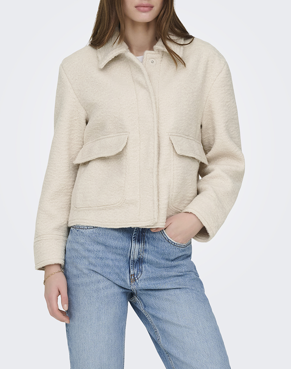 ONLY ONLSANNE BOUCLE SHORT JACKET BF OTW