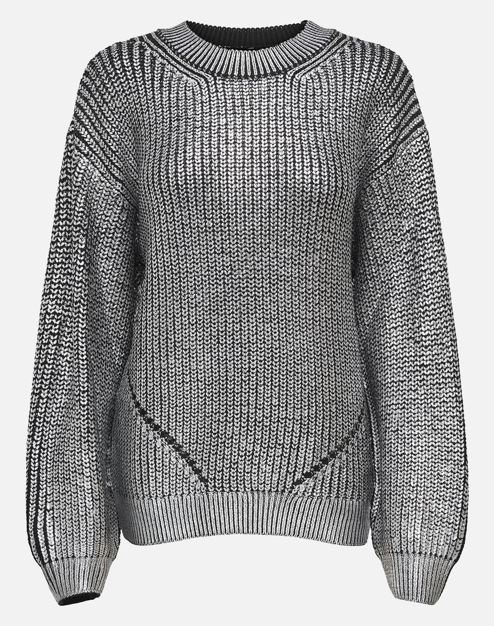 ONLY ONLKAMA LS FOIL RIB PULLOVER KNT