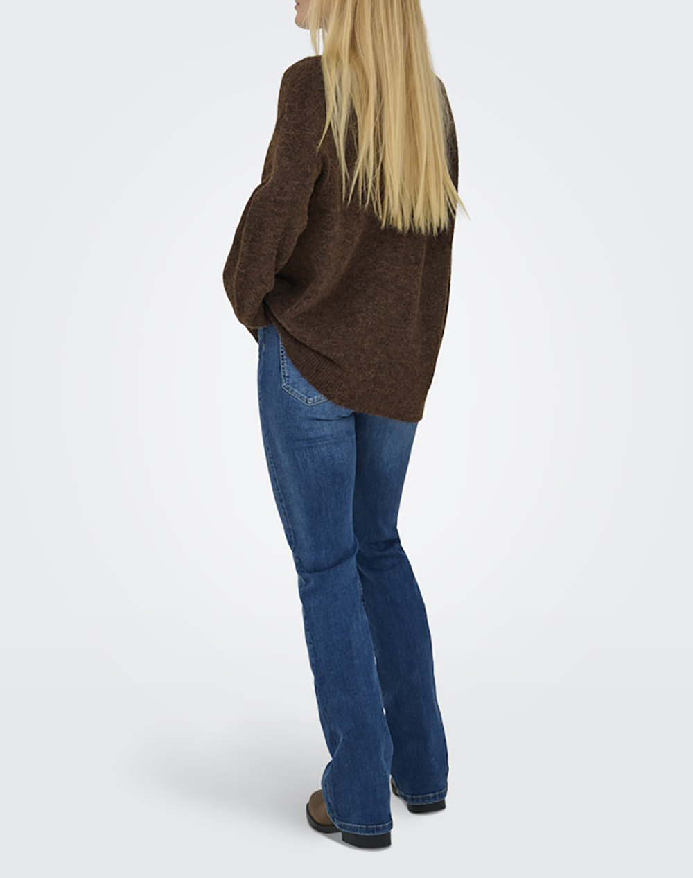 ONLY ONLAZU LS BOXY O-NECK KNT