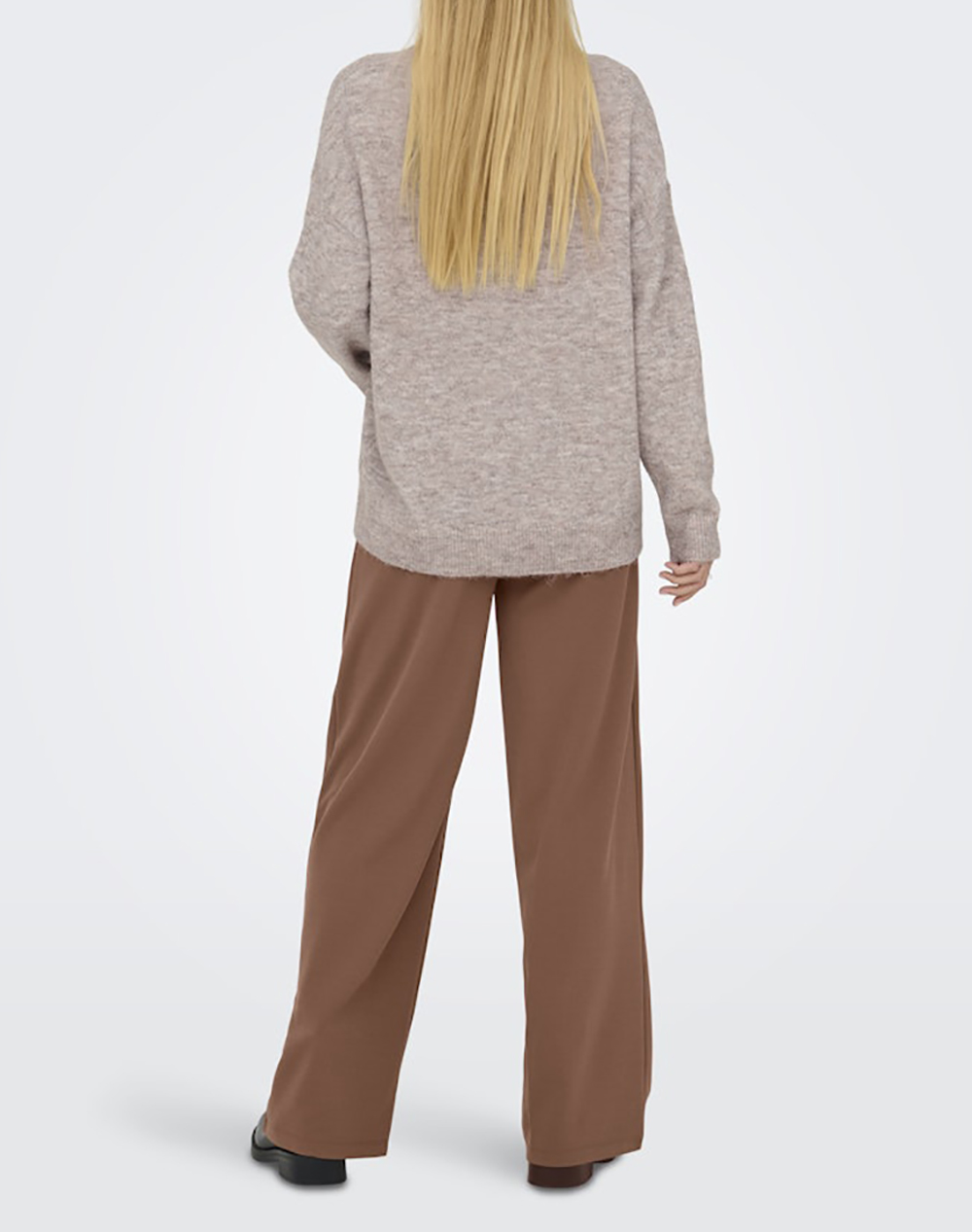 ONLY ONLAZU LS BOXY O-NECK KNT