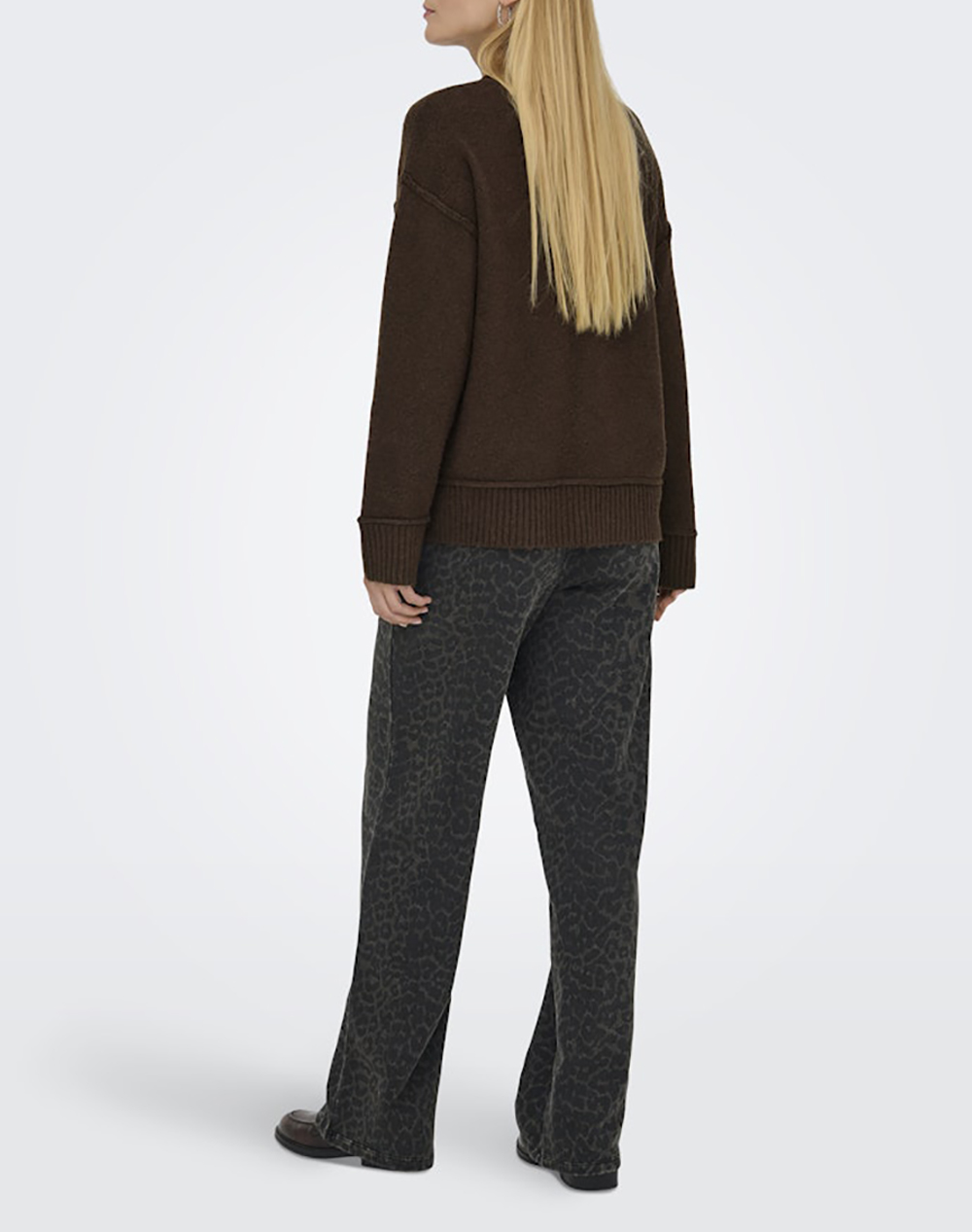 ONLY ONLHAZEL LIFE LS DETAIL O-NECK BF KNT