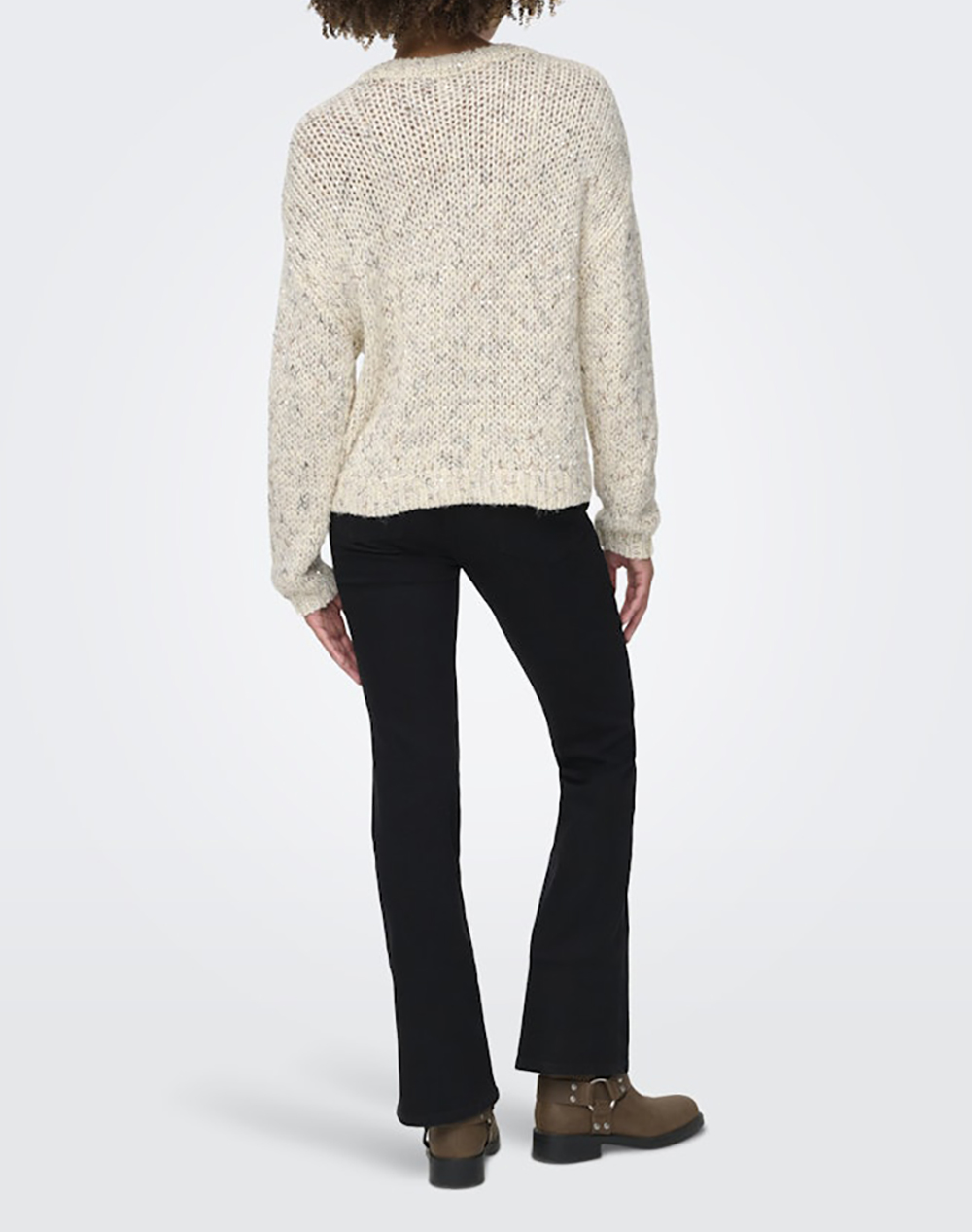 ONLY ONLWINTER LS SEQUINS O-NECK KNT
