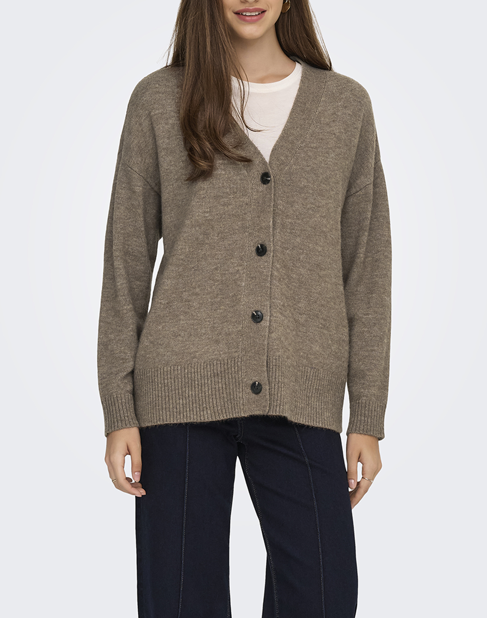 ONLY ONLHOUSTON LS CARDIGAN V-NECK KNT