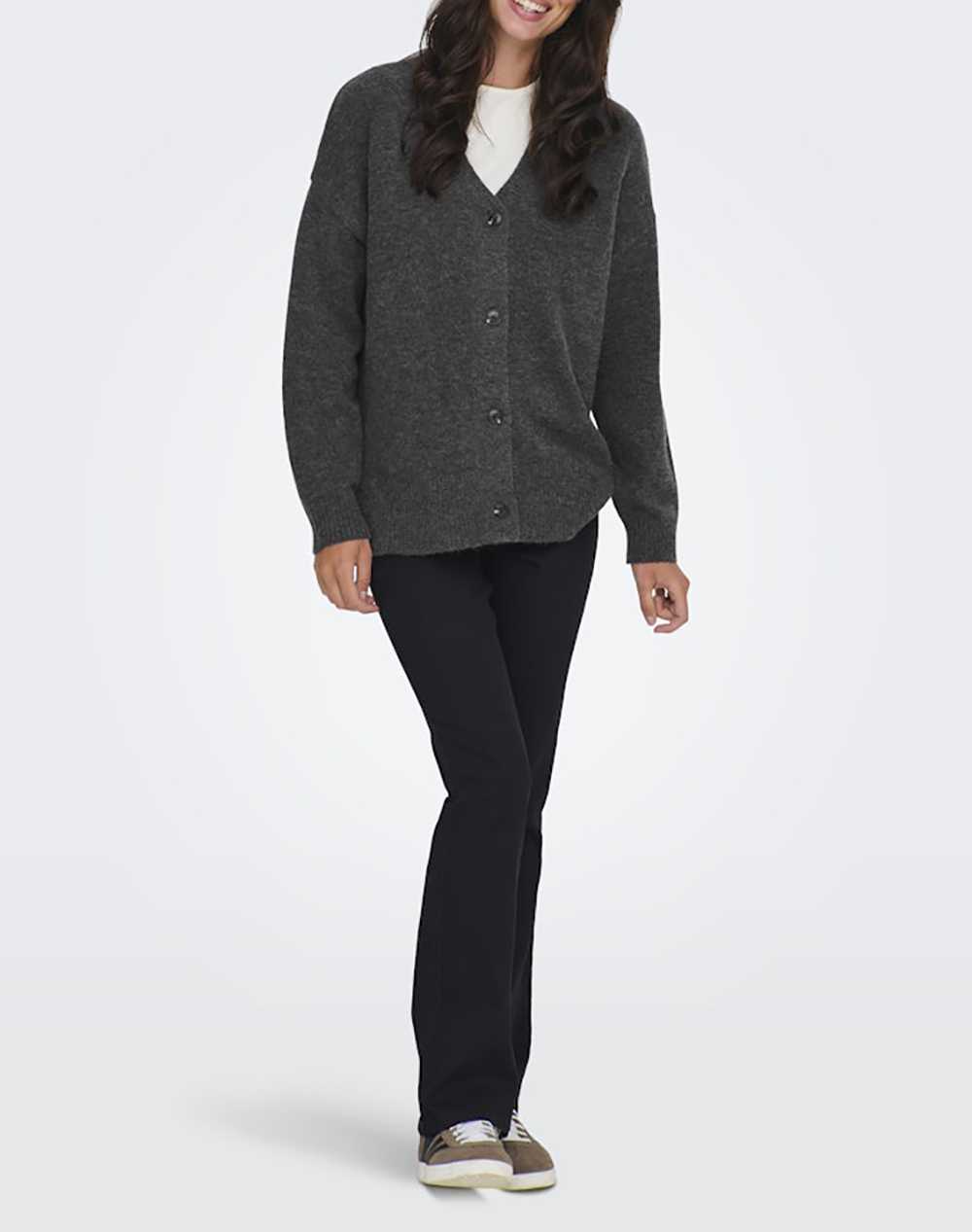 ONLY ONLHOUSTON LS CARDIGAN V-NECK KNT