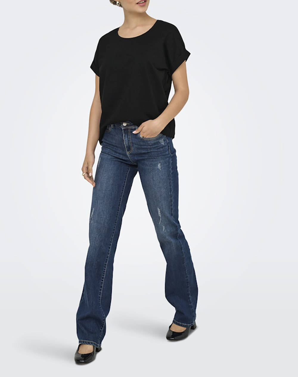 ONLY ONLMOSTER GLITTER S/S TOP NOOS JRS