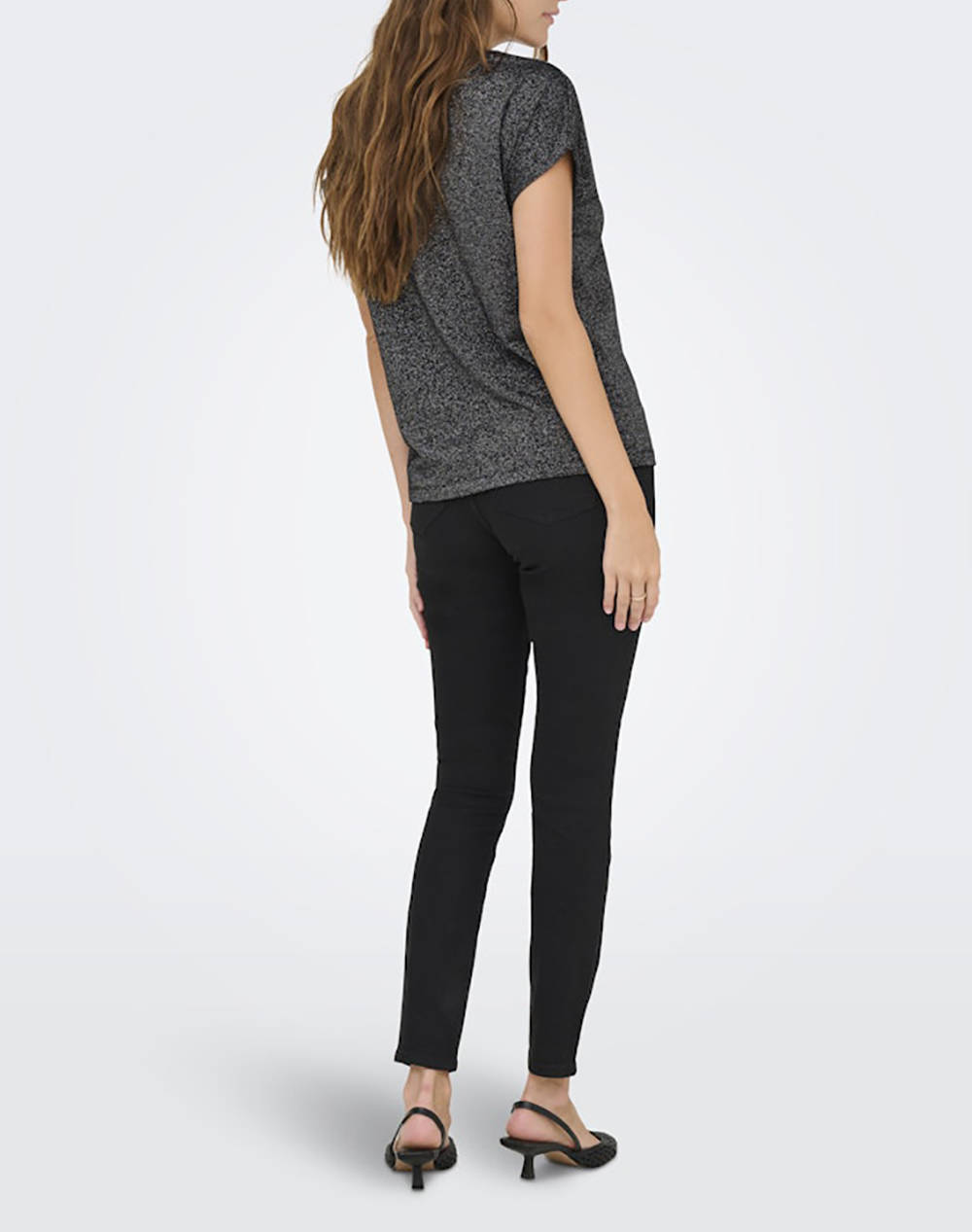ONLY ONLMOSTER GLITTER S/S TOP NOOS JRS
