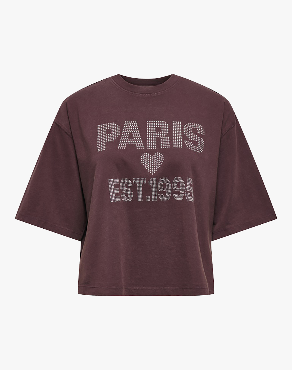 ONLY ONLJOS S/S O-NECK SHINE TOP BOX JRS