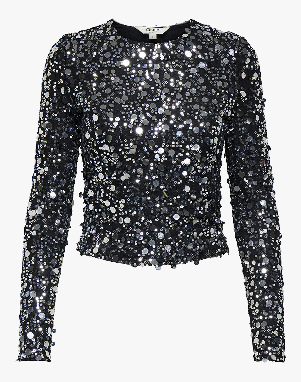ONLY ONLCATINA LS SEQUINS TOP WVN