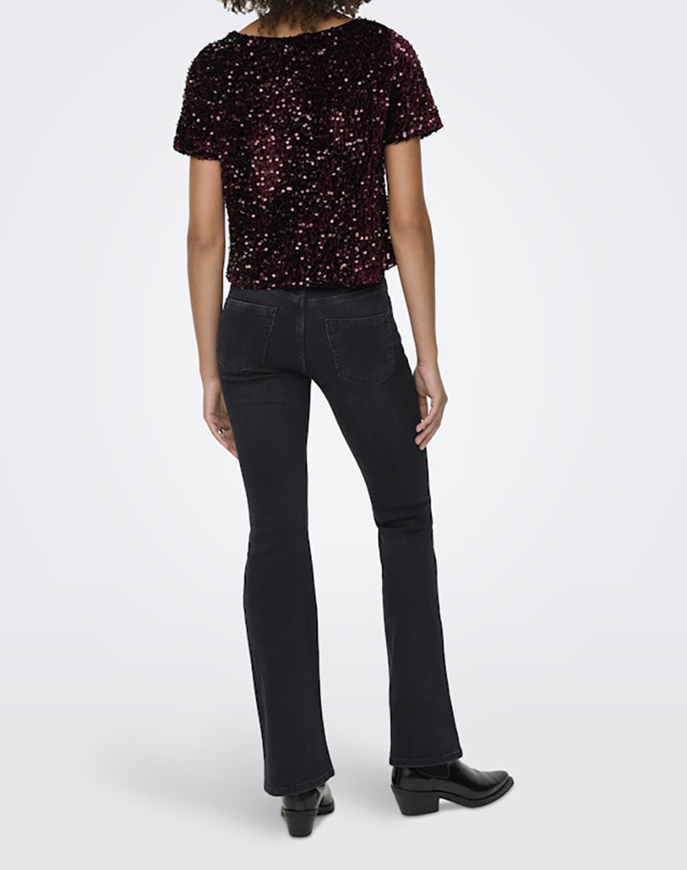 ONLY ONLANIKA SS SEQUINS BOAT TOP WVN