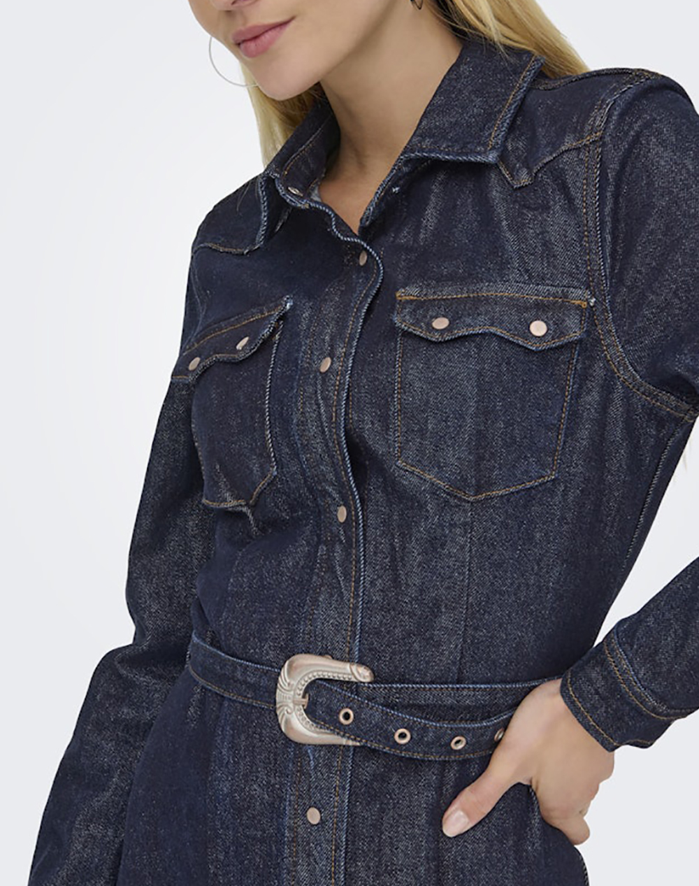 ONLY ONLCAMOMILE LS DNM DRESS BF MAE