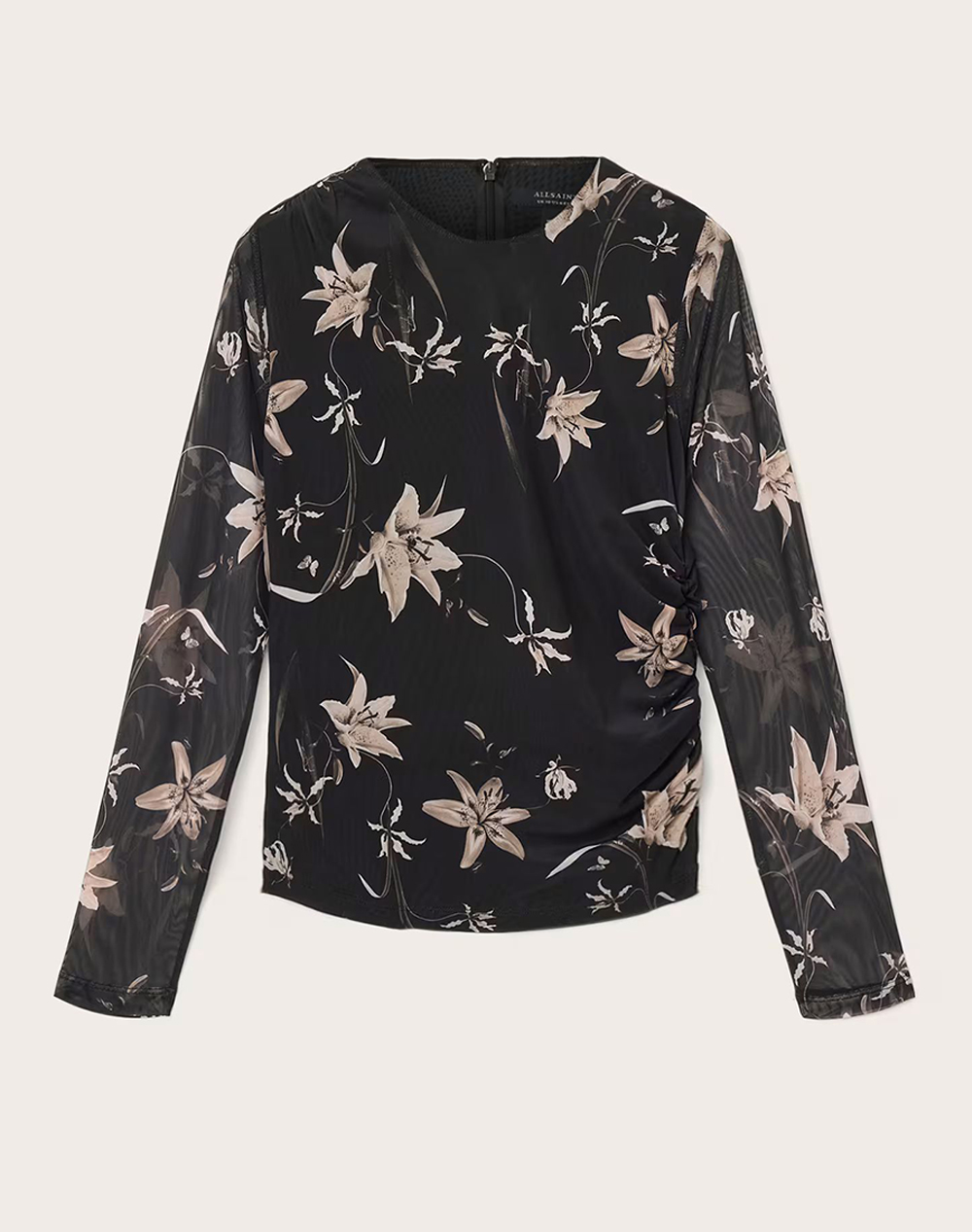 ALL SAINTS CAIA MESH TOP