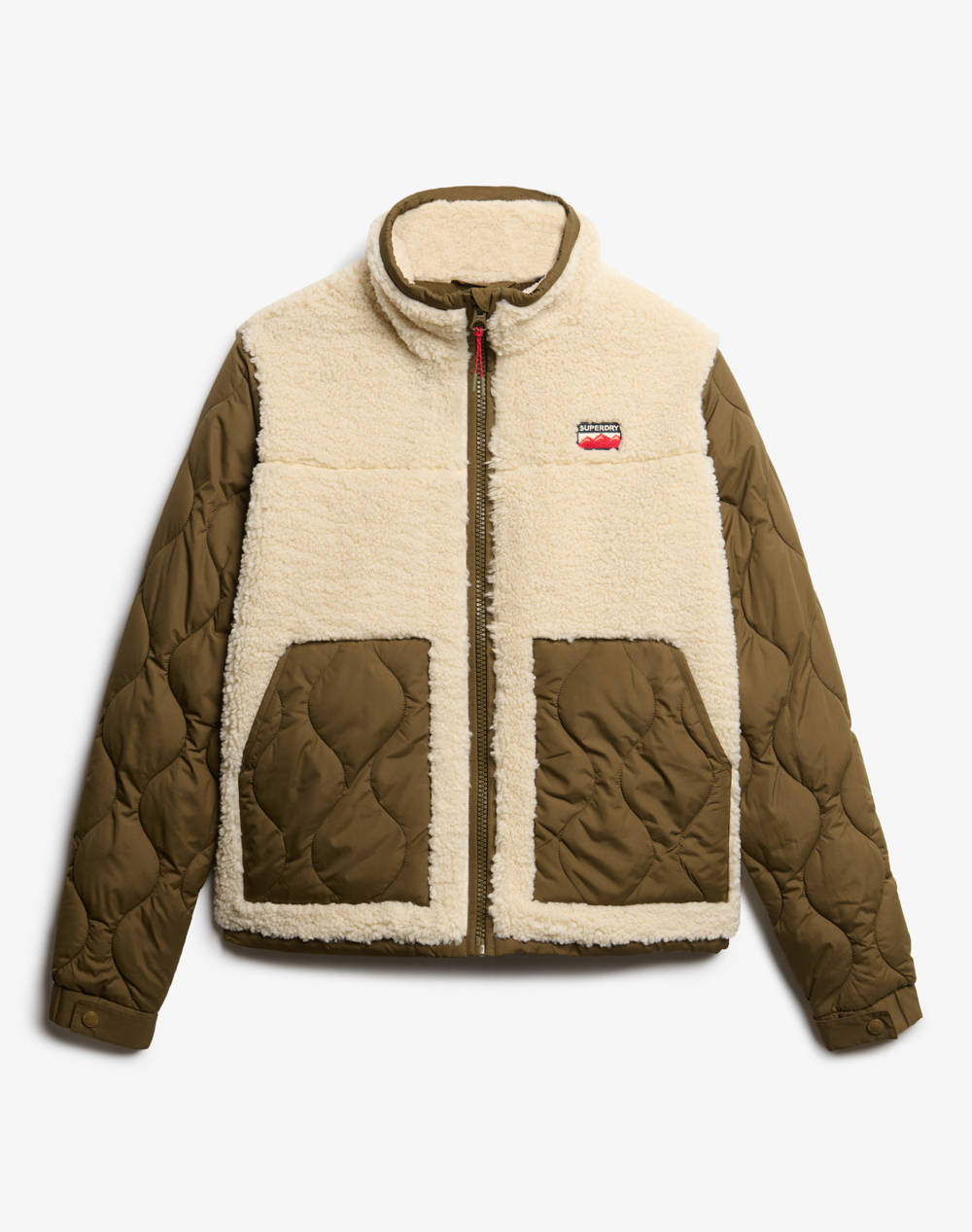 SUPERDRY D1 OVIN FLEECE HYBRID JACKET ДАМСКО ЯКЕ