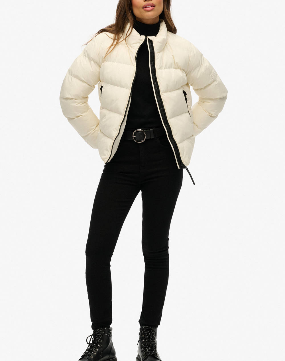 SUPERDRY D1 SDSW NON HOODED SPORTS PUFFER JKT ДАМСКО ЯКЕ