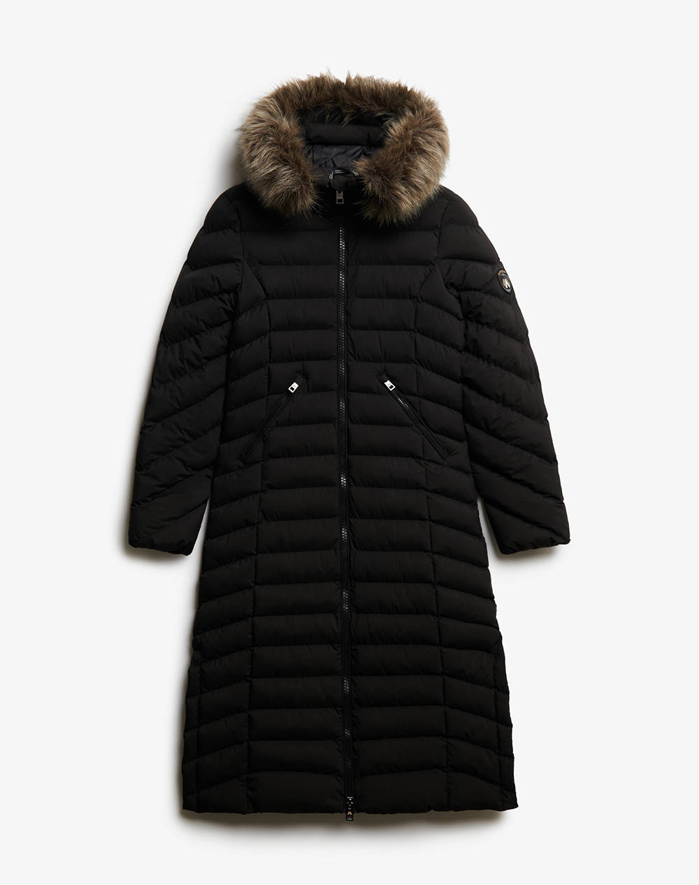 SUPERDRY D2 OVIN FUJI FAUX FUR HOODED LONGLINE ДАМСКО ЯКЕ