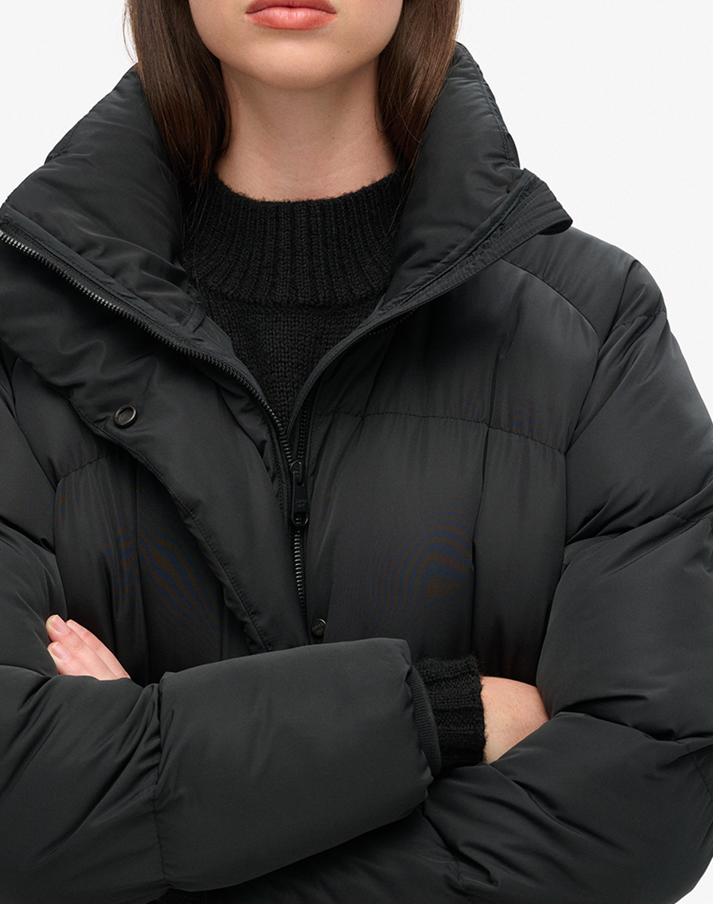 SUPERDRY D3 STUD MAXI LONGLINE PUFFER JACKETДАМСКО ЯКЕ