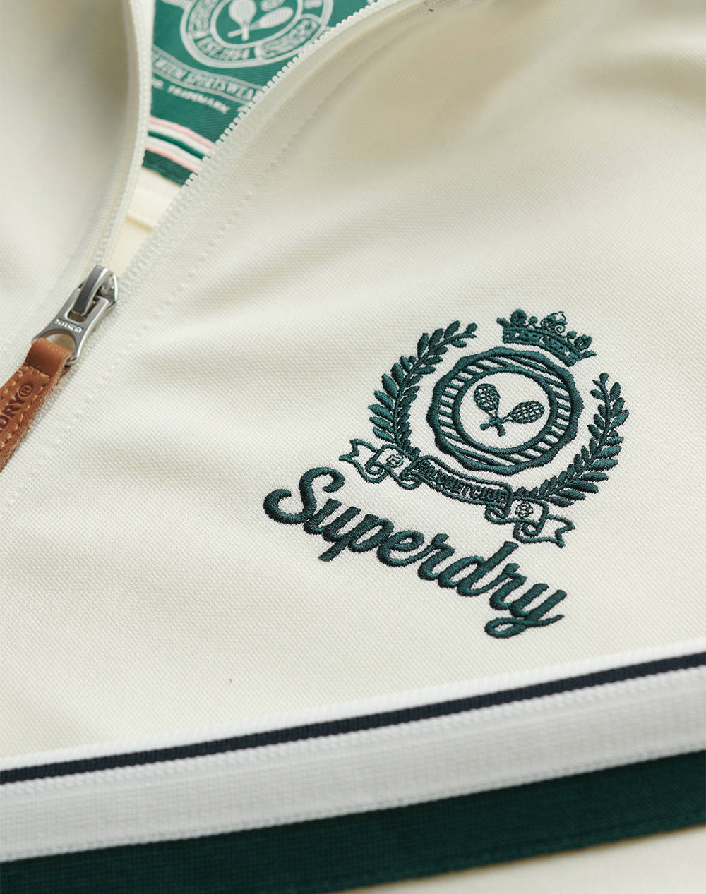 SUPERDRY D3 SDSW COUNTRY CLUB TRACK TOP WOMENS SWEATSHIRT