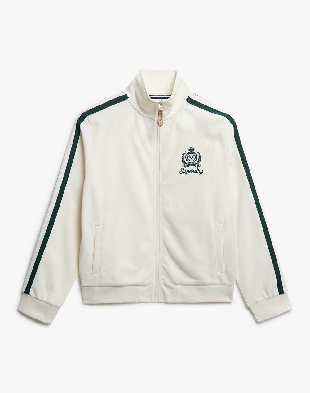 SUPERDRY D3 SDSW COUNTRY CLUB TRACK TOP WOMENS SWEATSHIRT