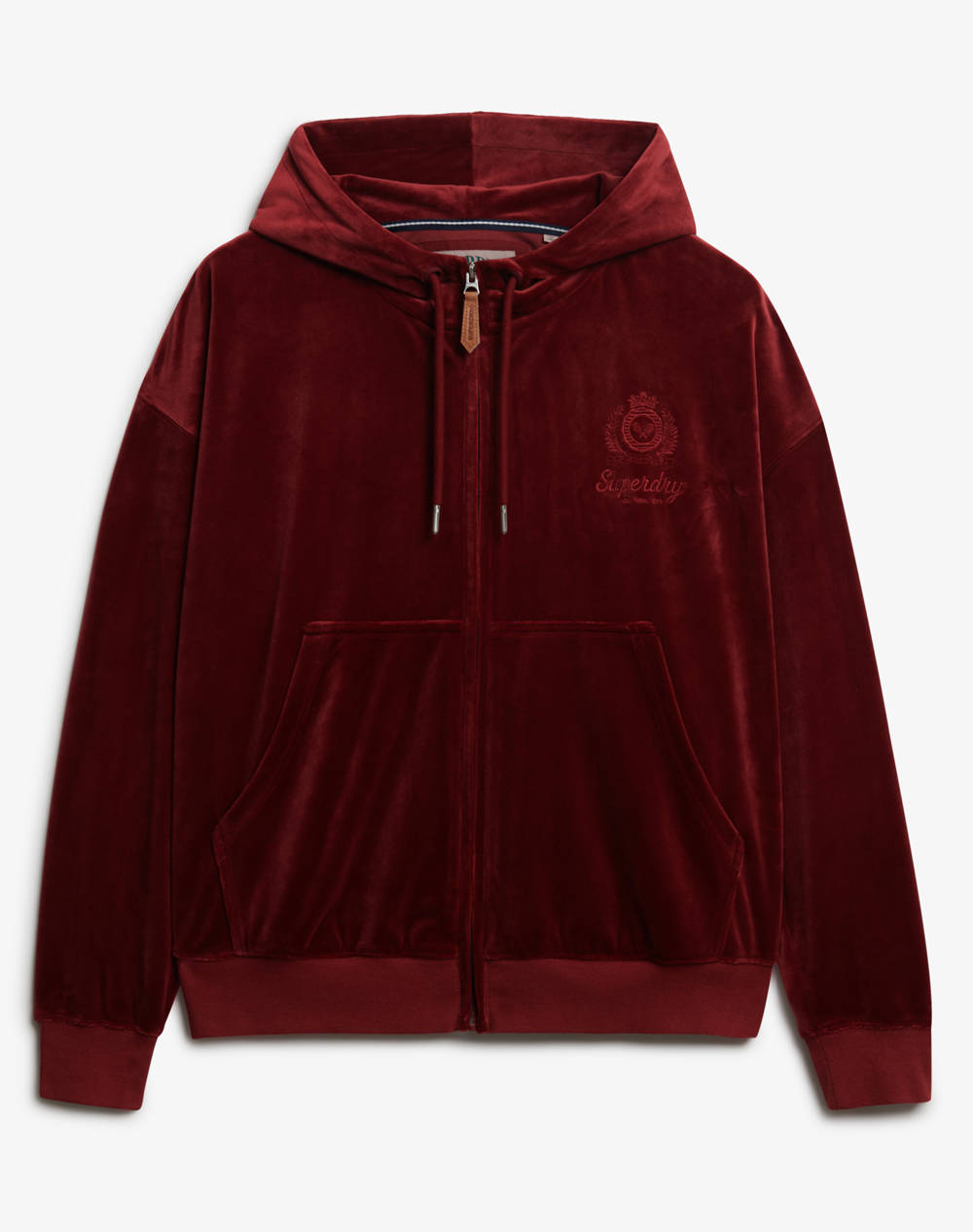 SUPERDRY D1 SDSW COUNTRY CLUB VELOUR ZIPHOOD ДАМСКИ СУИТШЪРТ