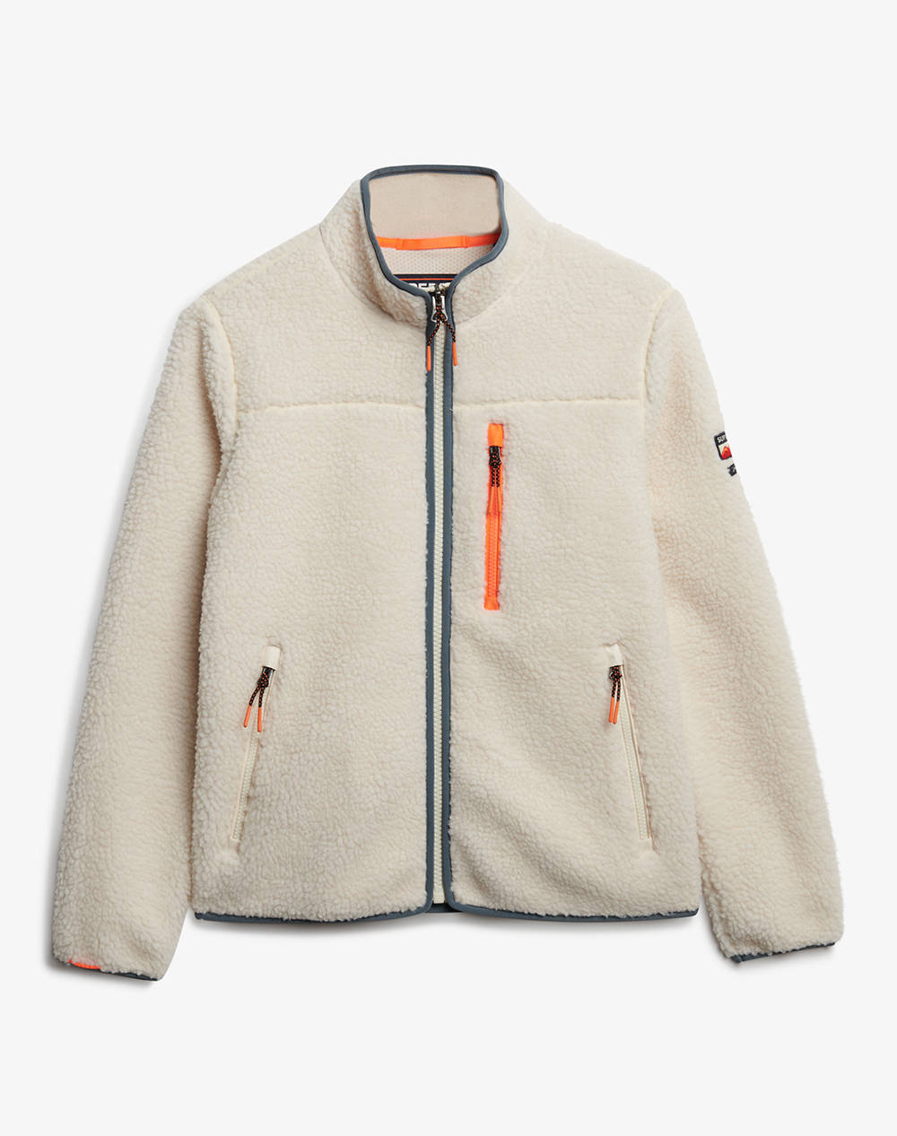 SUPERDRY D1 OVIN OUTDOOR FULL ZIP FLEECE WOMENS SWEATSHIRT