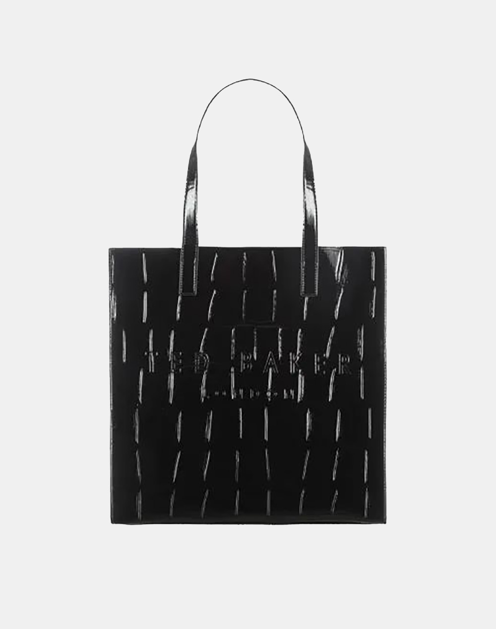 TED BAKER CROCCON Croc Effect Large Icon Bag