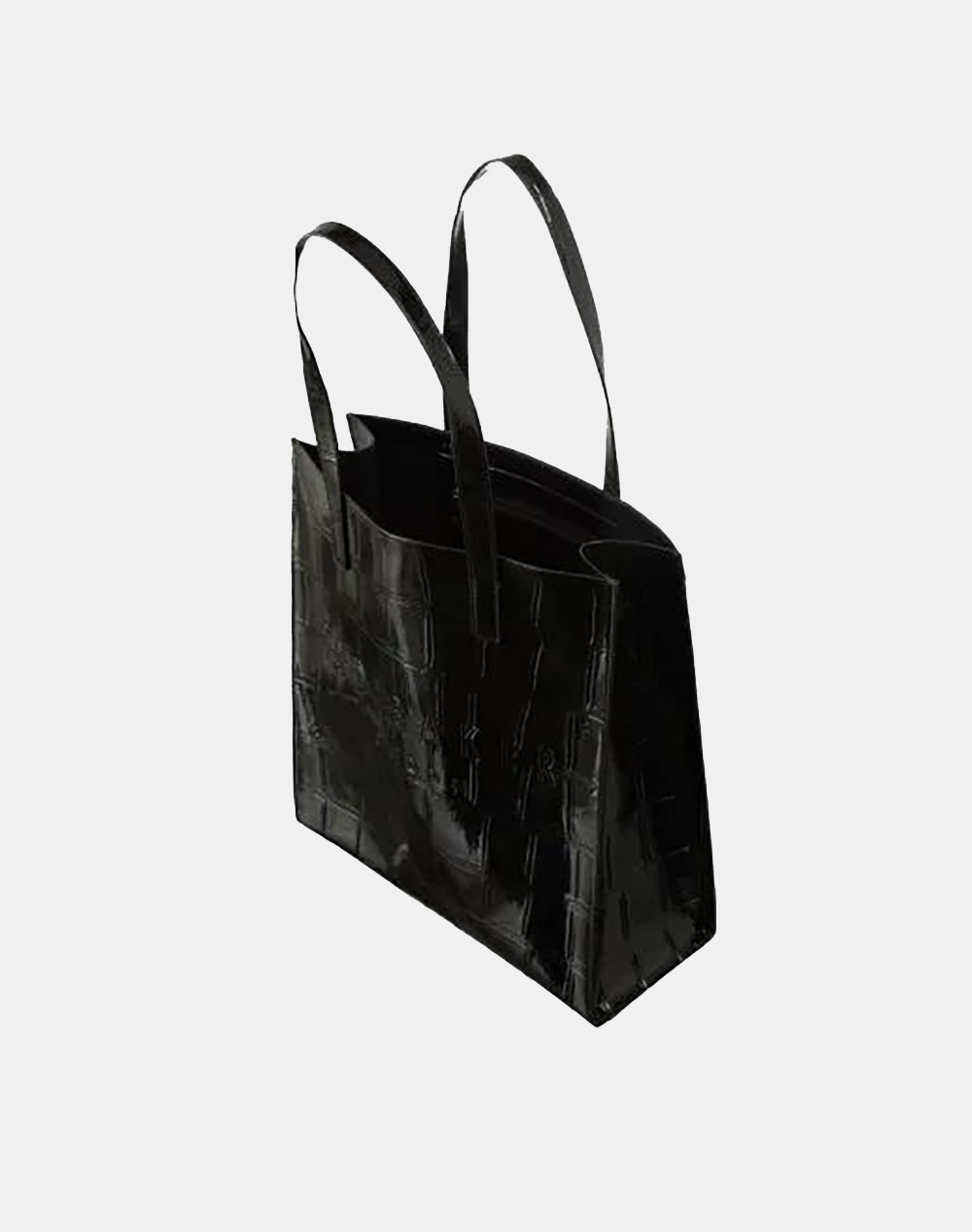 TED BAKER CROCCON Croc Effect Large Icon Bag