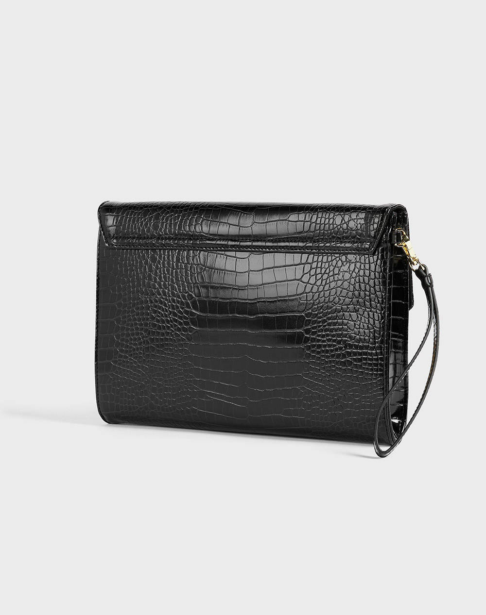 TED BAKER CROCEY Croc Effect Envelope Pouch (Размери: 25.5 x 19 x 3.5см.)