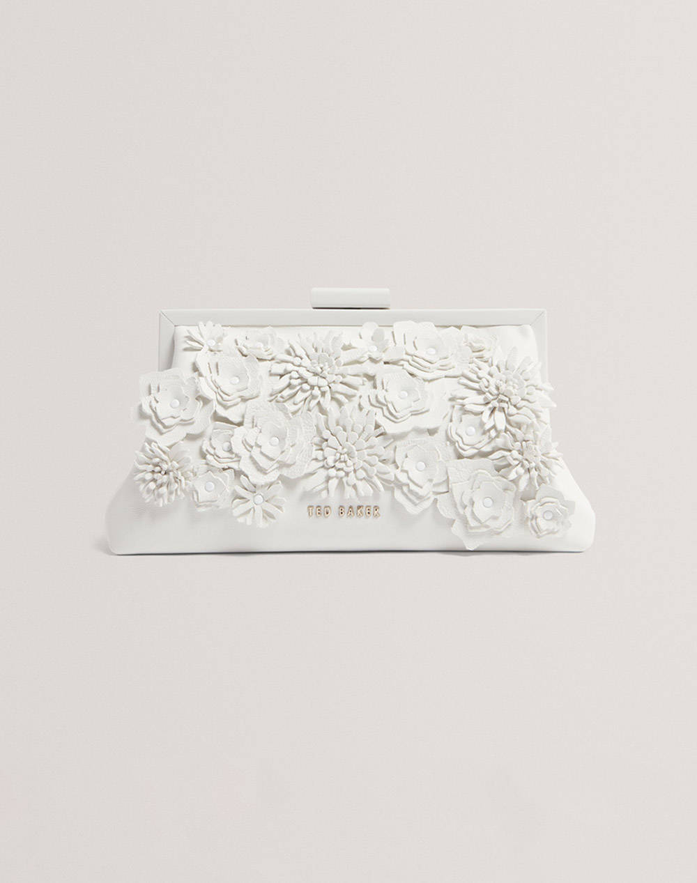 TED BAKER FIORELL Flower 3D Applique Clutch Bag (Размери: 21 x 11.5 x 7.5см.)