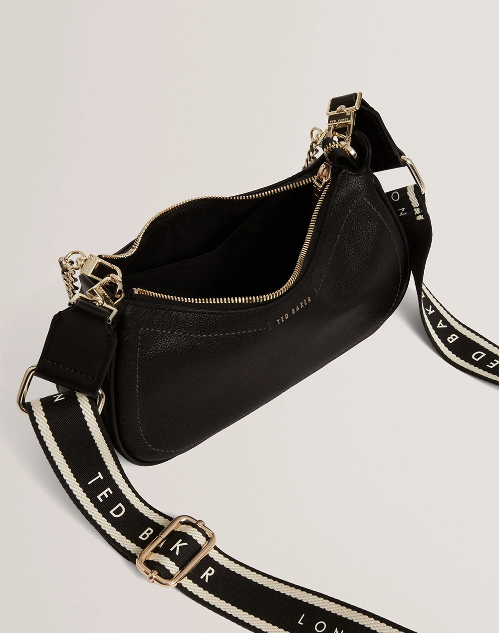 TED BAKER LAARNA Webbing Small Leather Shoulder Bag