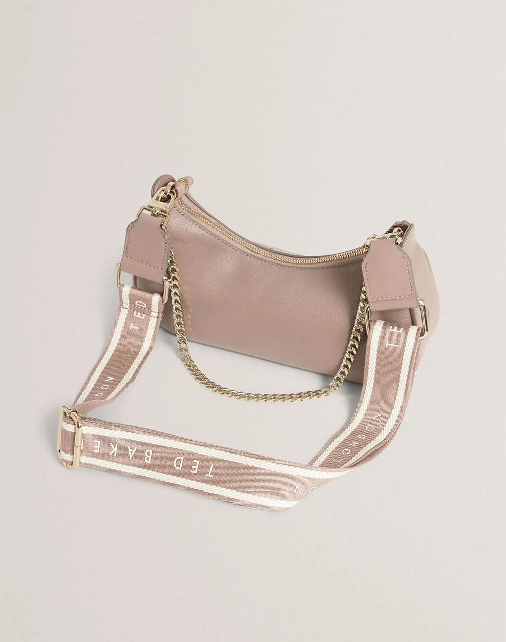 TED BAKER LAARNA Webbing Small Leather Shoulder Bag