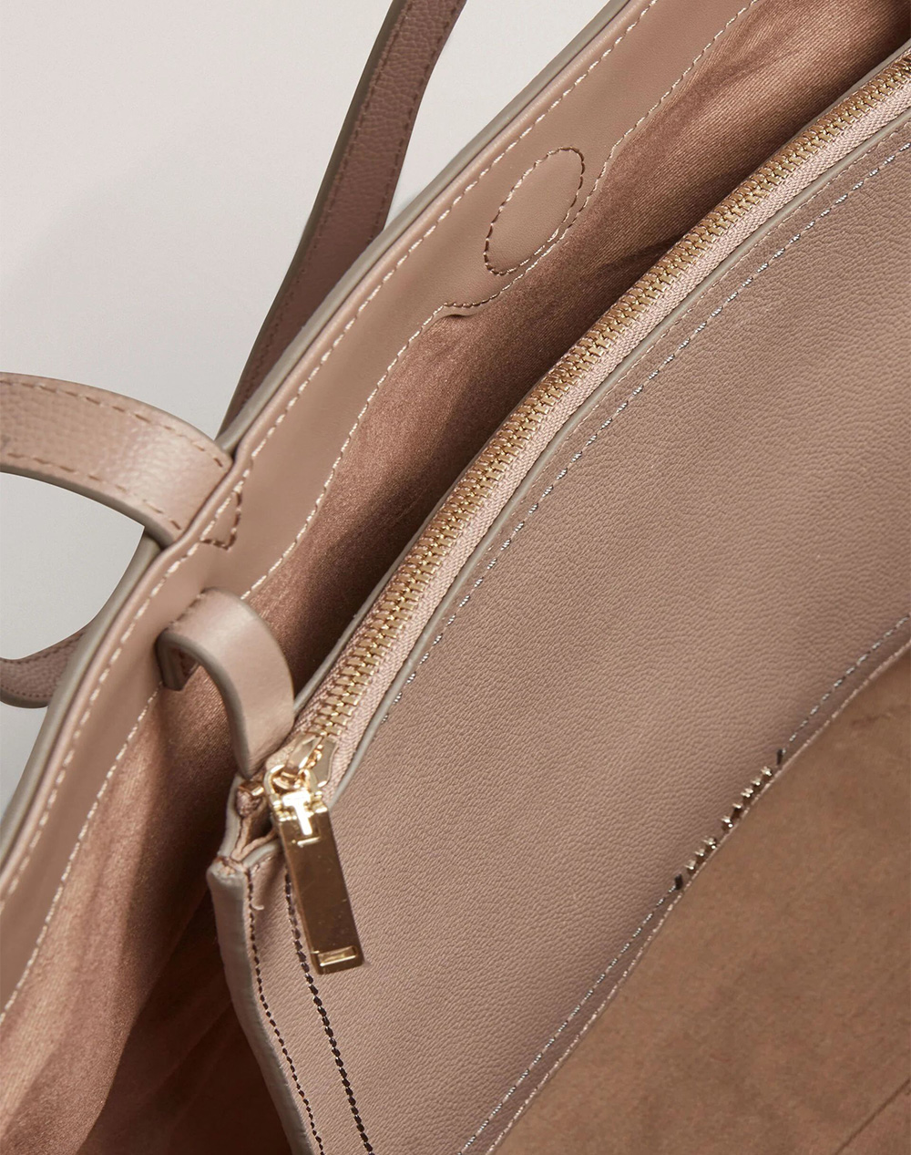 TED BAKER LENYYA Large Leather Tote Bag