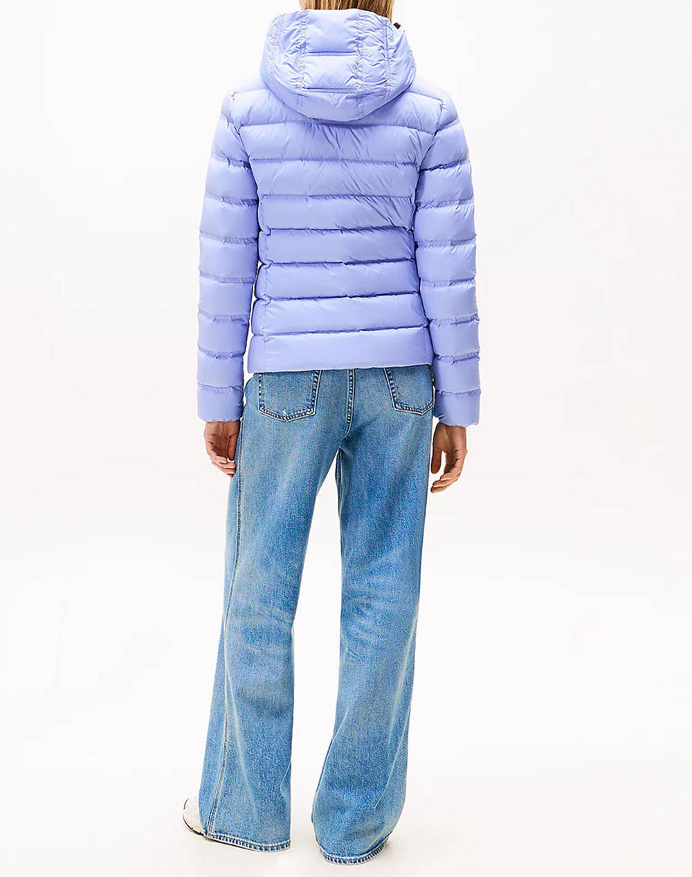 TOMMY JEANS TJW SLIM HOOD PRNT DOWN JCKT EXT