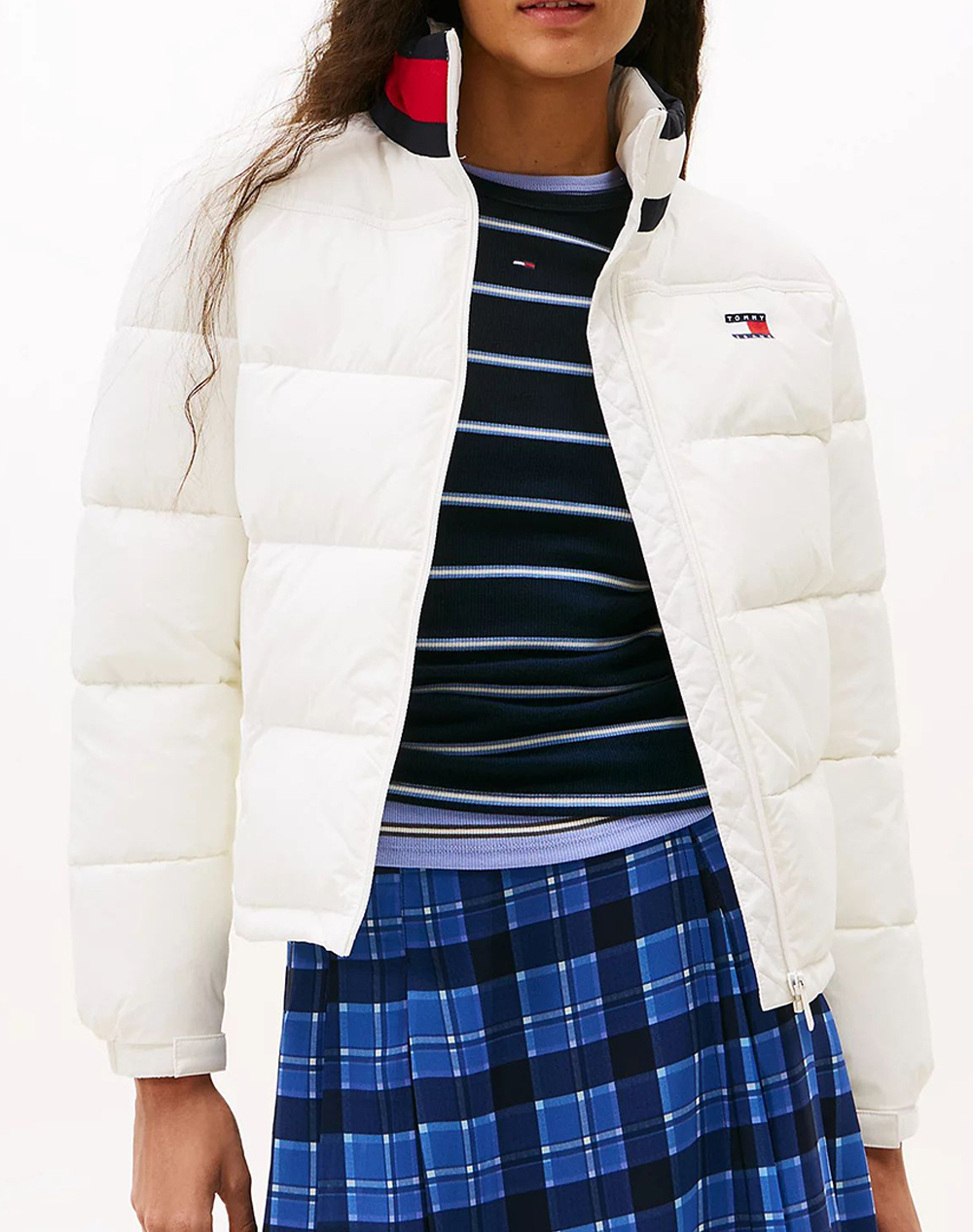 TOMMY JEANS TJW ESS PUFFER FLAG JACKET EXT