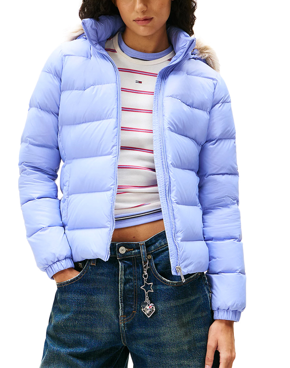 TOMMY JEANS TJW BASIC HOODED DOWN JACKET EXT