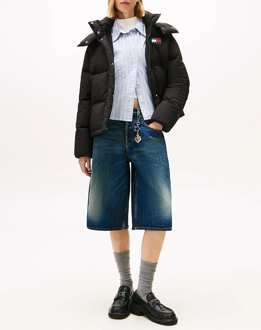 TOMMY JEANS TJW ALASKA GRID DOWN JACKET EXT