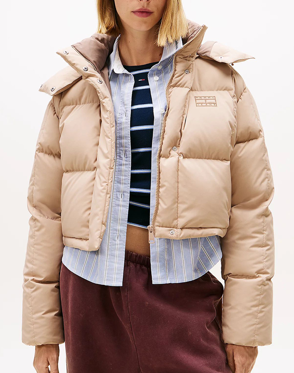 TOMMY JEANS TJW ALASKA GRID CRP DWN JCKT EXT