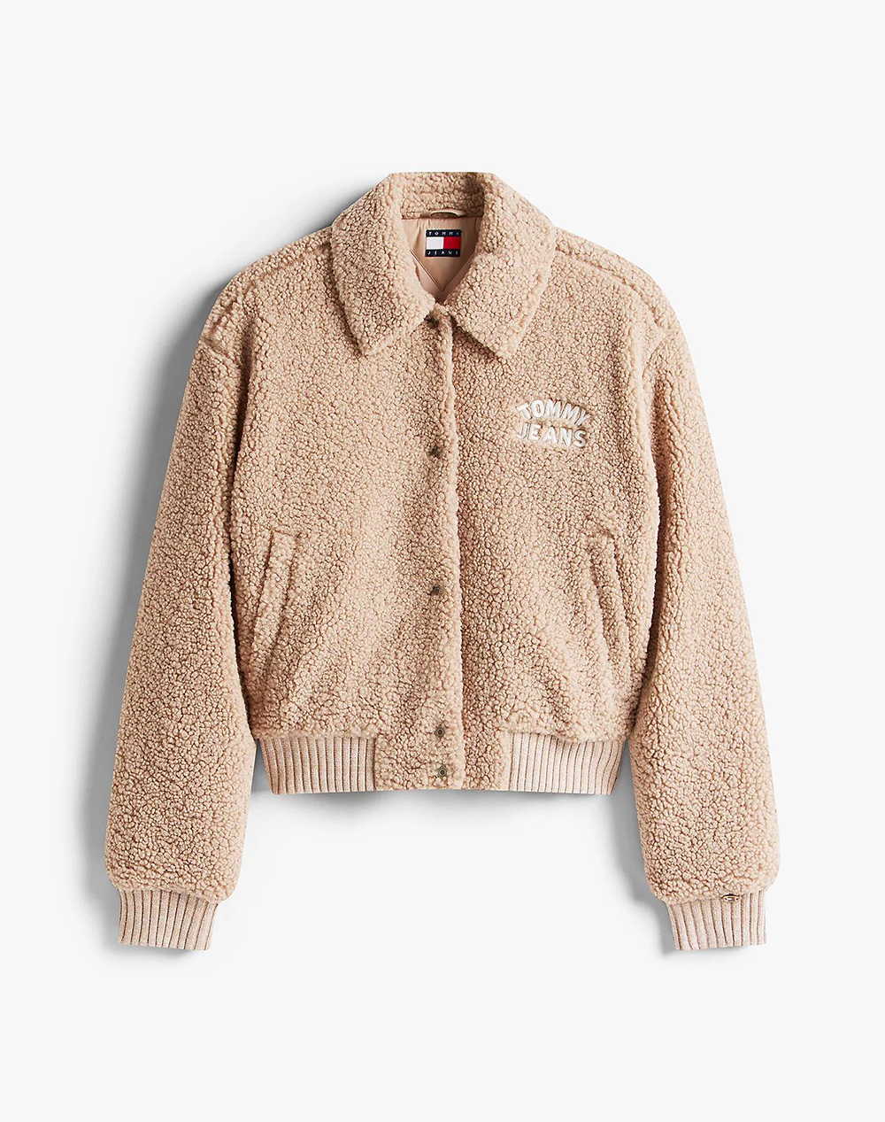 TOMMY JEANS TJW TEDDY VARSITY BOMBER