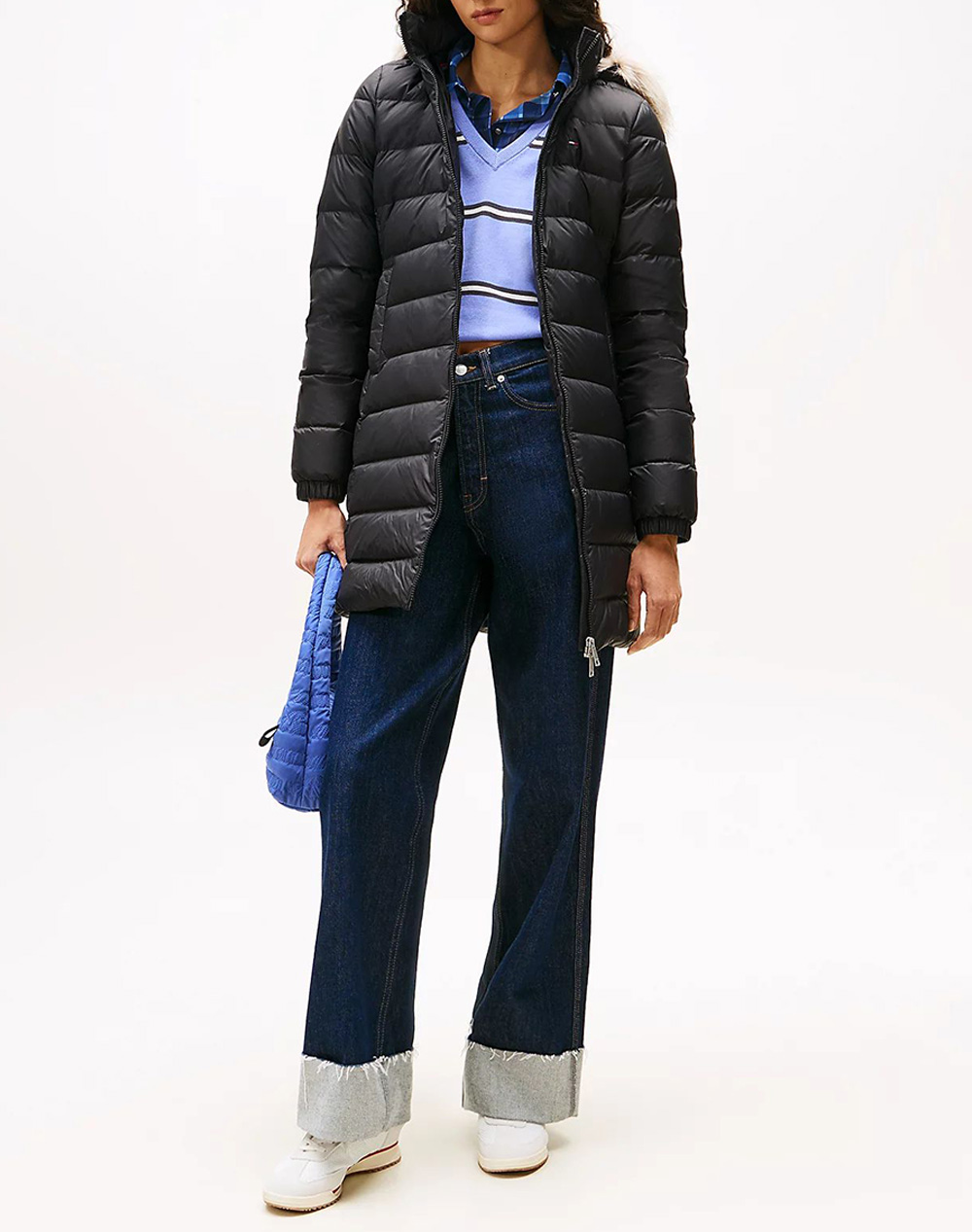 TOMMY JEANS TJW ESSENTIAL HOODED DOWN COAT