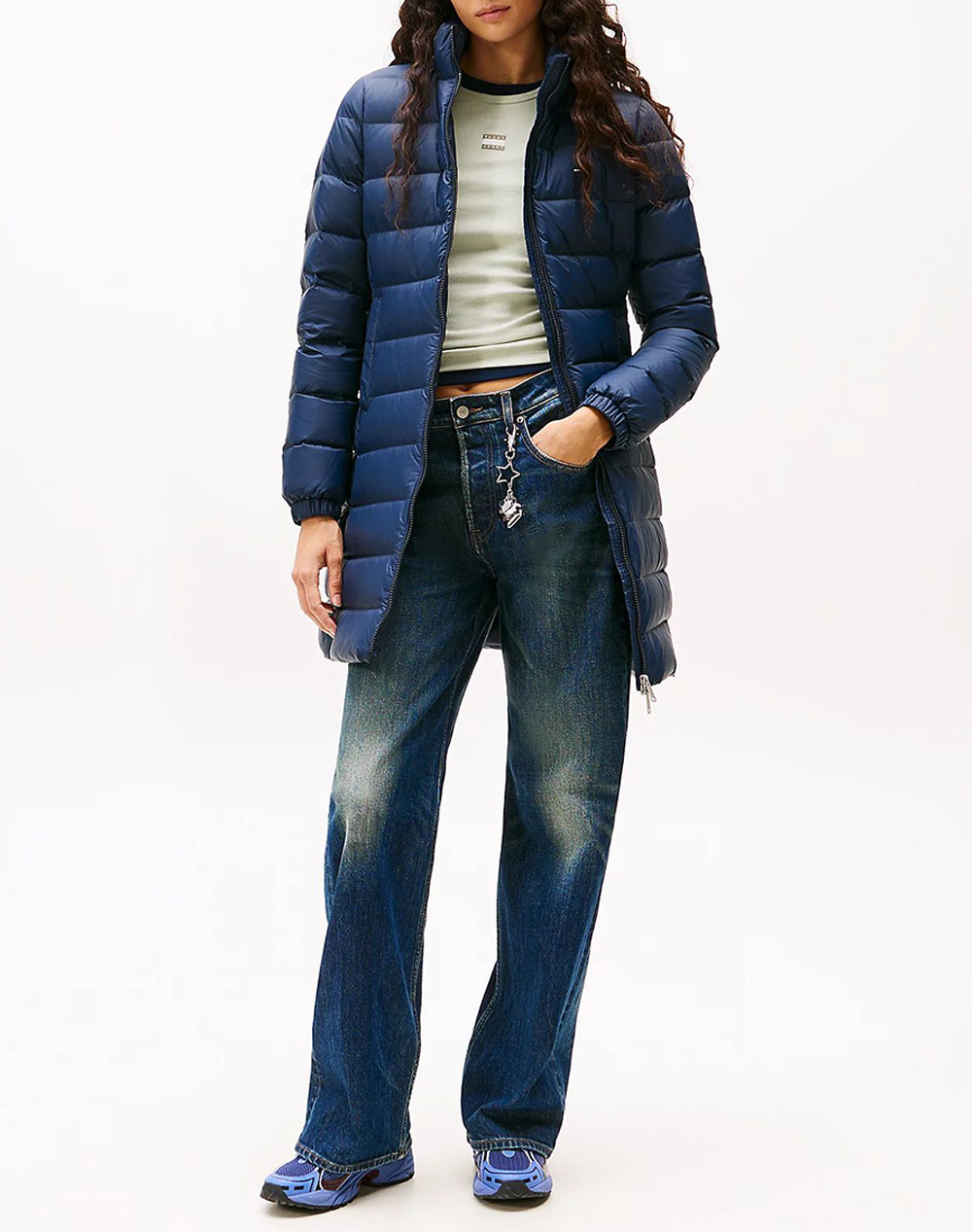 TOMMY JEANS TJW ESSENTIAL HOODED DOWN COAT