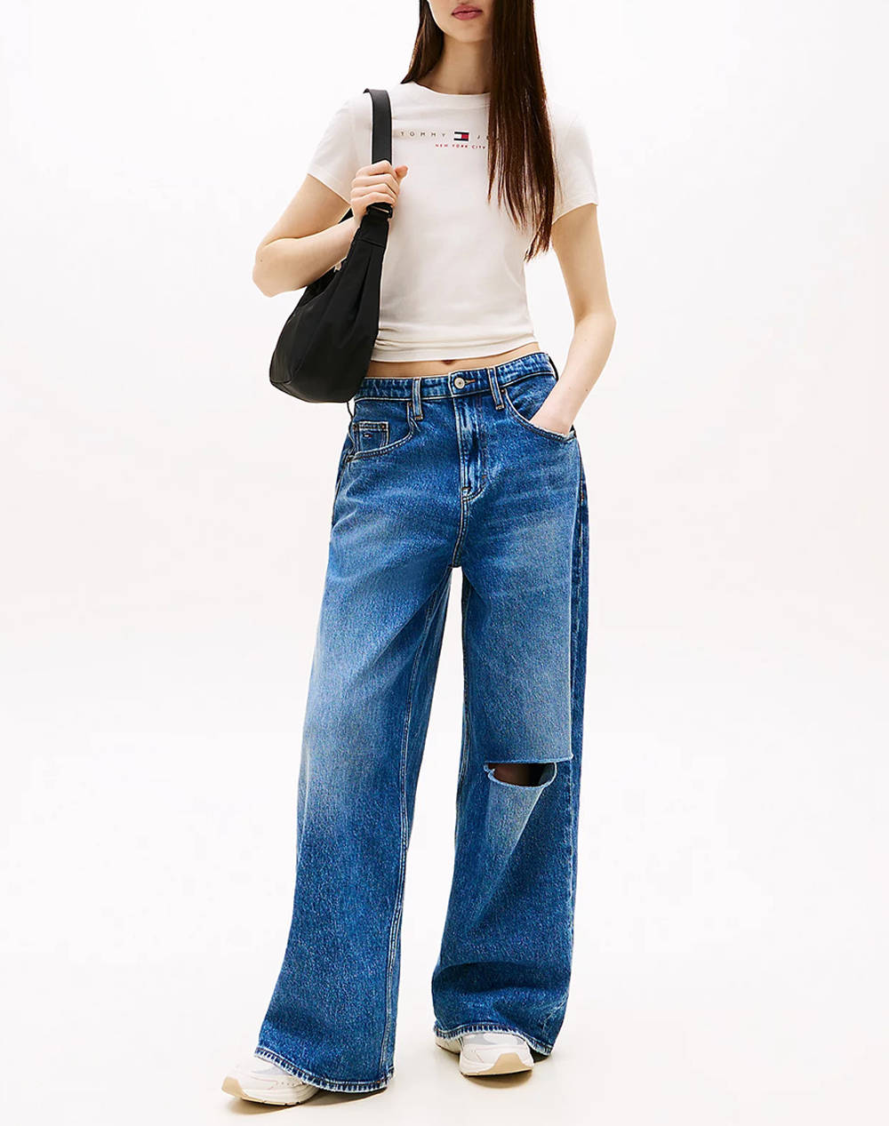 TOMMY JEANS TJW SLIM TJ US LINEAR SS TEE