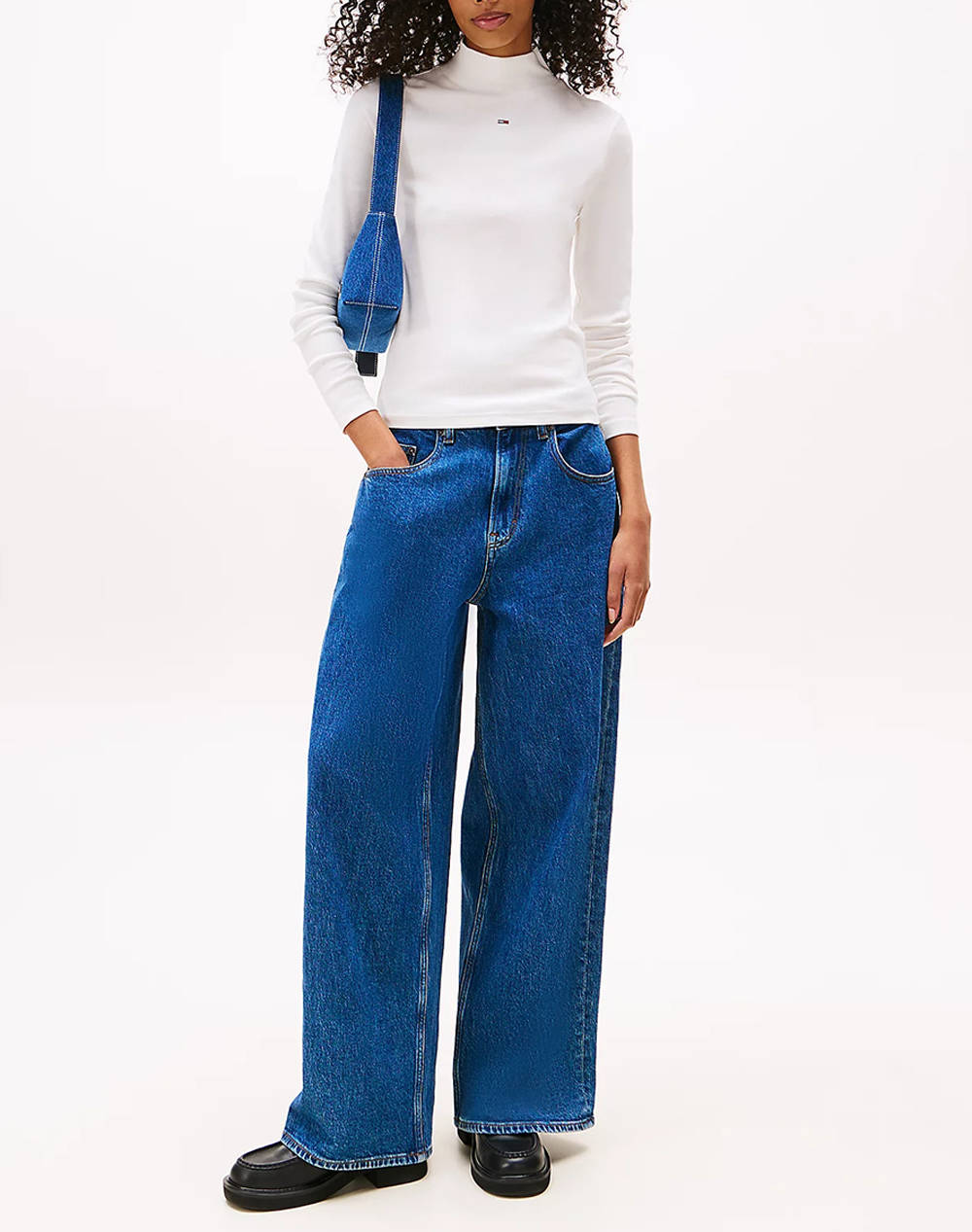 TOMMY JEANS TJW ESSENTIAL MOCK NECK